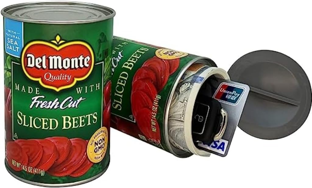 Diversion Secret Stash Safe Fake Can(Sliced Beets)