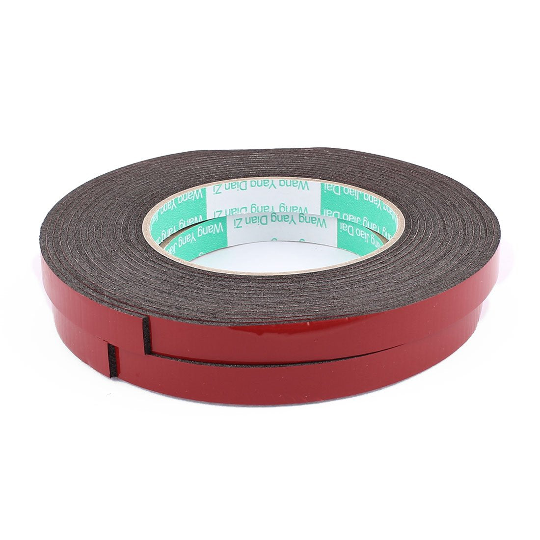 2 Pcs Black Strong Double Sided Adhesive Tape Sponge Tape 12MM Width 5M Long