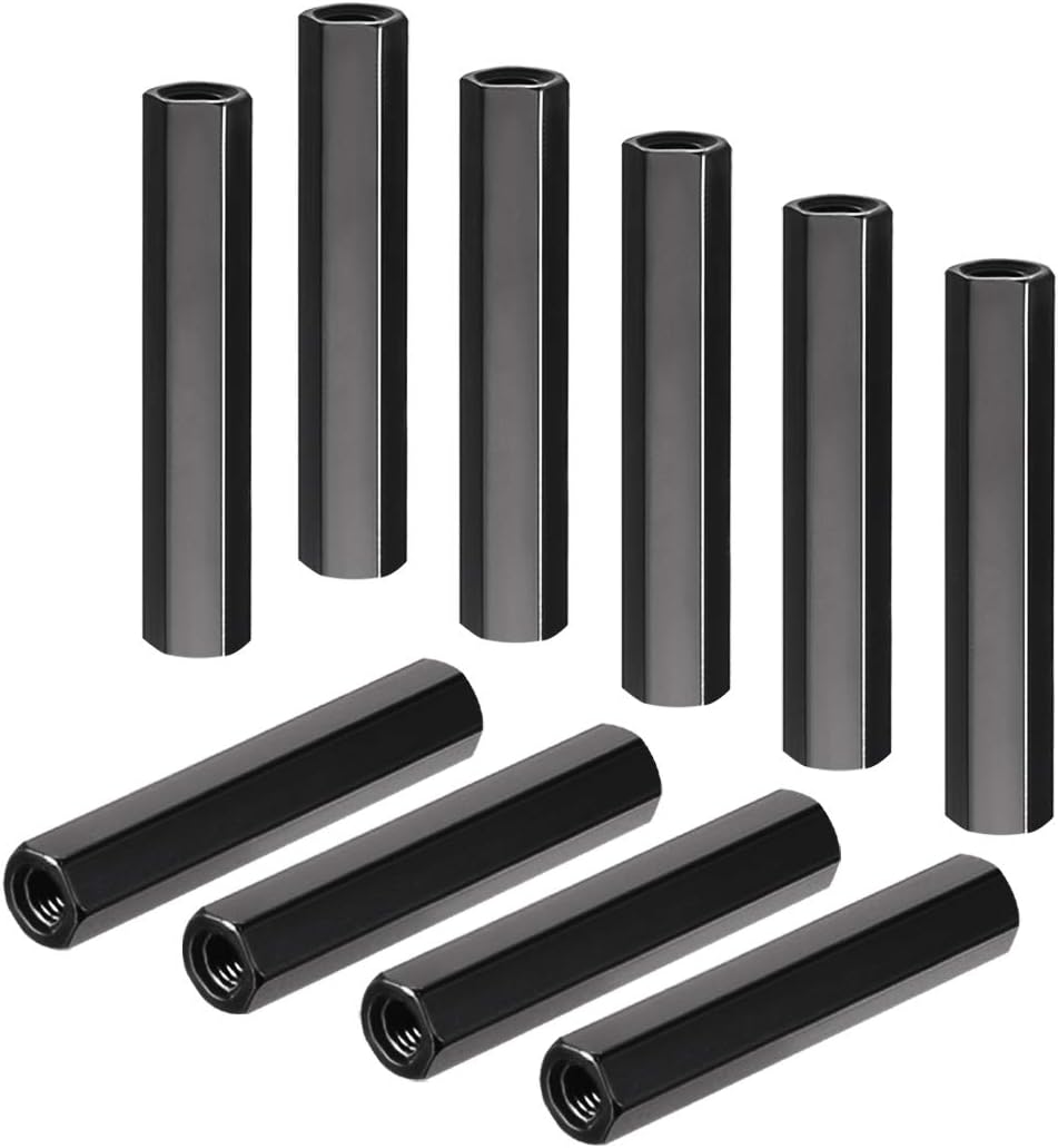 M3x30mm Aluminum Hex Standoff PCB Pillar Spacer,for RC Airplane,FPV Quadcopter,CNC,Black,10pcs