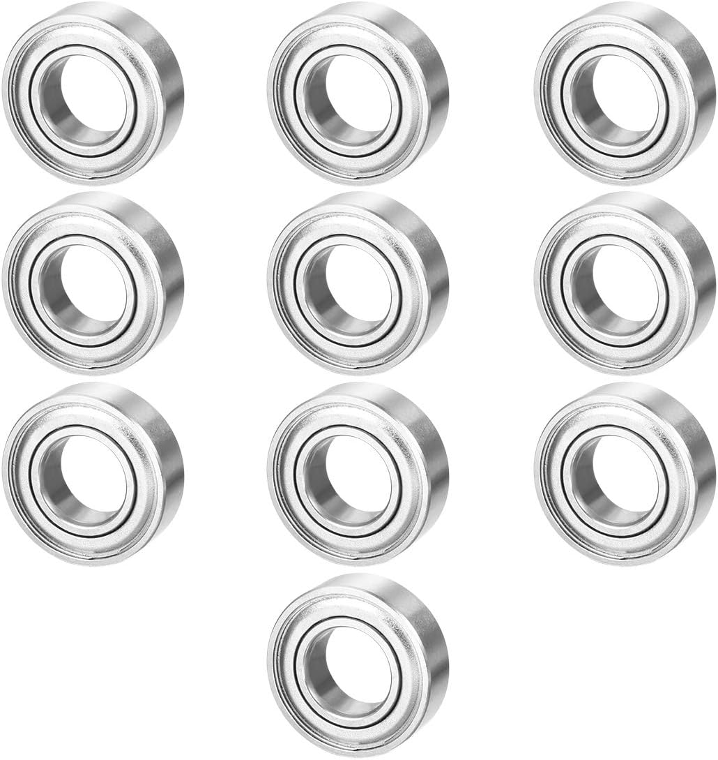 10pcs 8mmx16mmx5mm Double Shielded Miniature Deep Groove Ball Bearing