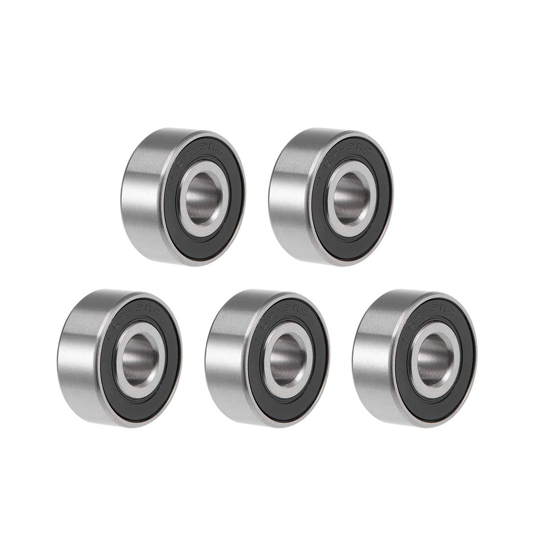 1603-2RS Deep Groove Ball Bearings Z2 5/16 x 7/8 x 11/32inch Double Sealed Chrome Steel 5pcs