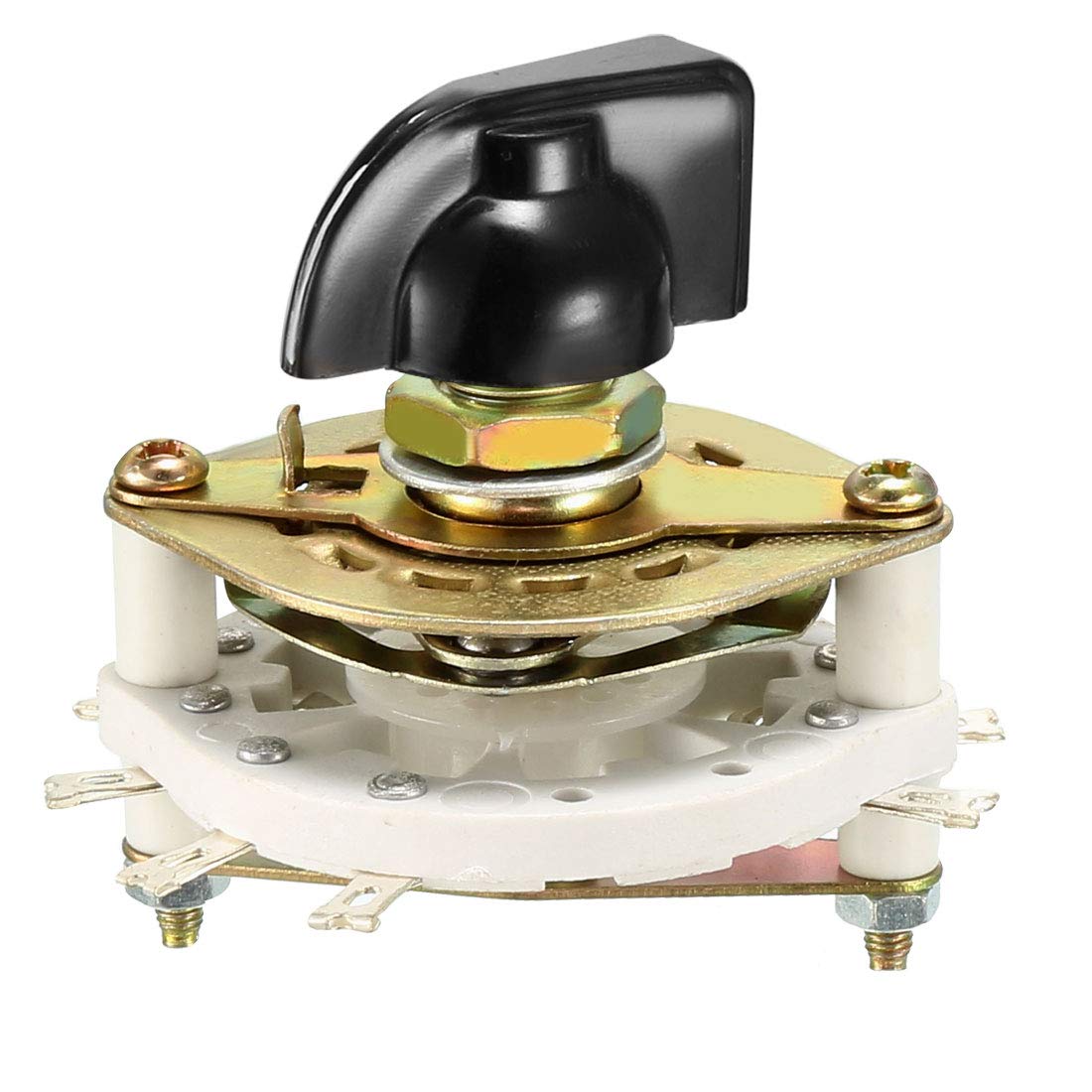 2P3T 2 Pole 3 Position 1 Deck Band Channel Rotary Switch Selector with Knob