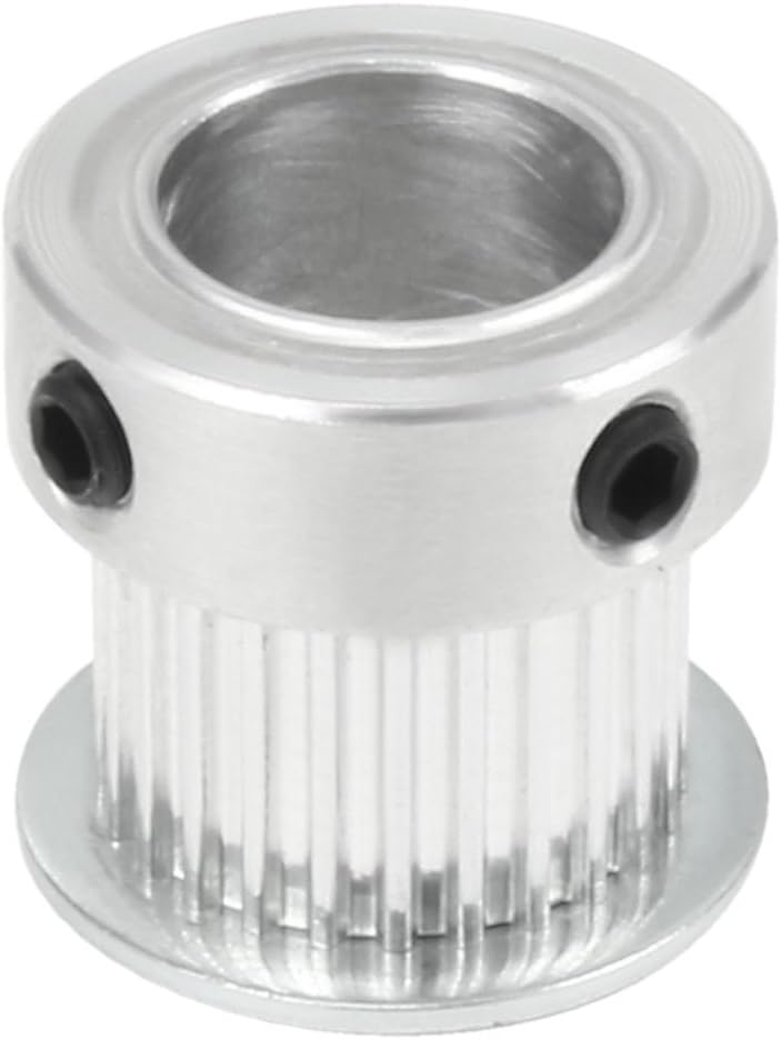 Aluminum MXL 25 Teeth 12mm Bore Timing Belt Idler Pulley Flange Synchronous Wheel for 10mm Belt 3D Printer CNC