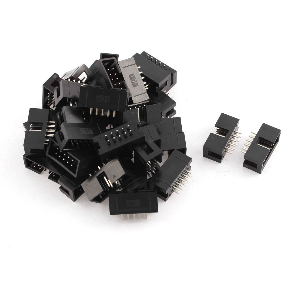36pcs 2x5 Pin Straight Box Header Connector IDC Male Sockets 2.54mm