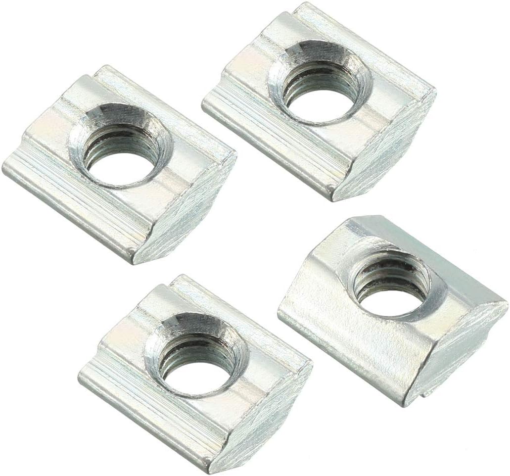 Slide in T-Nut, M5 Threaded for 2020 Series Aluminum Extrusions Profile, Pack of 20