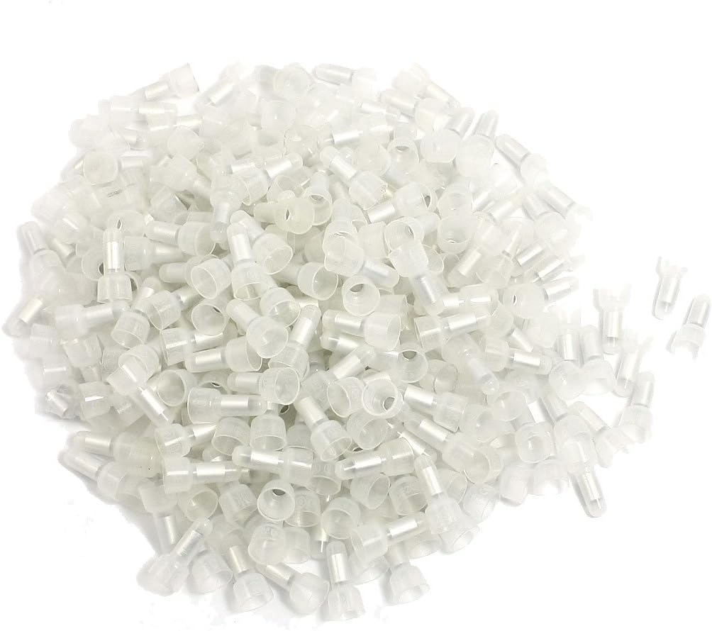 400 Pcs 4mm Diameter CE2 Protective Closed End Wire Crimp Connectors