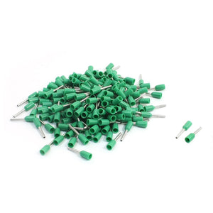 E0508 Pre Insulating Ferrules Terminals for 22AWG Wire with 190 Piece, Green