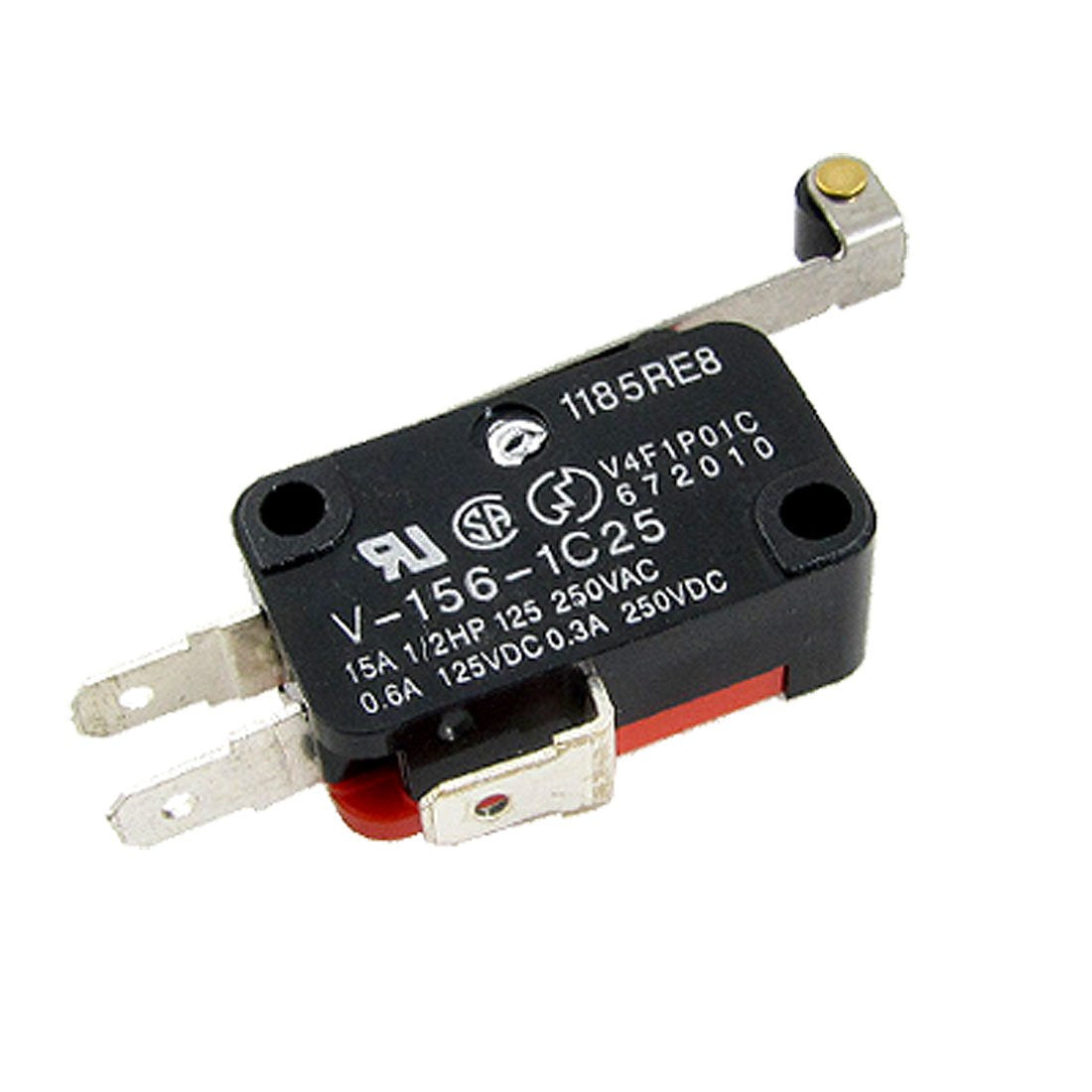 LinkMejor a11021800ux0130 Micro Limit Switch Long Hinge Roller Momentary SPDT Snap Action LOT