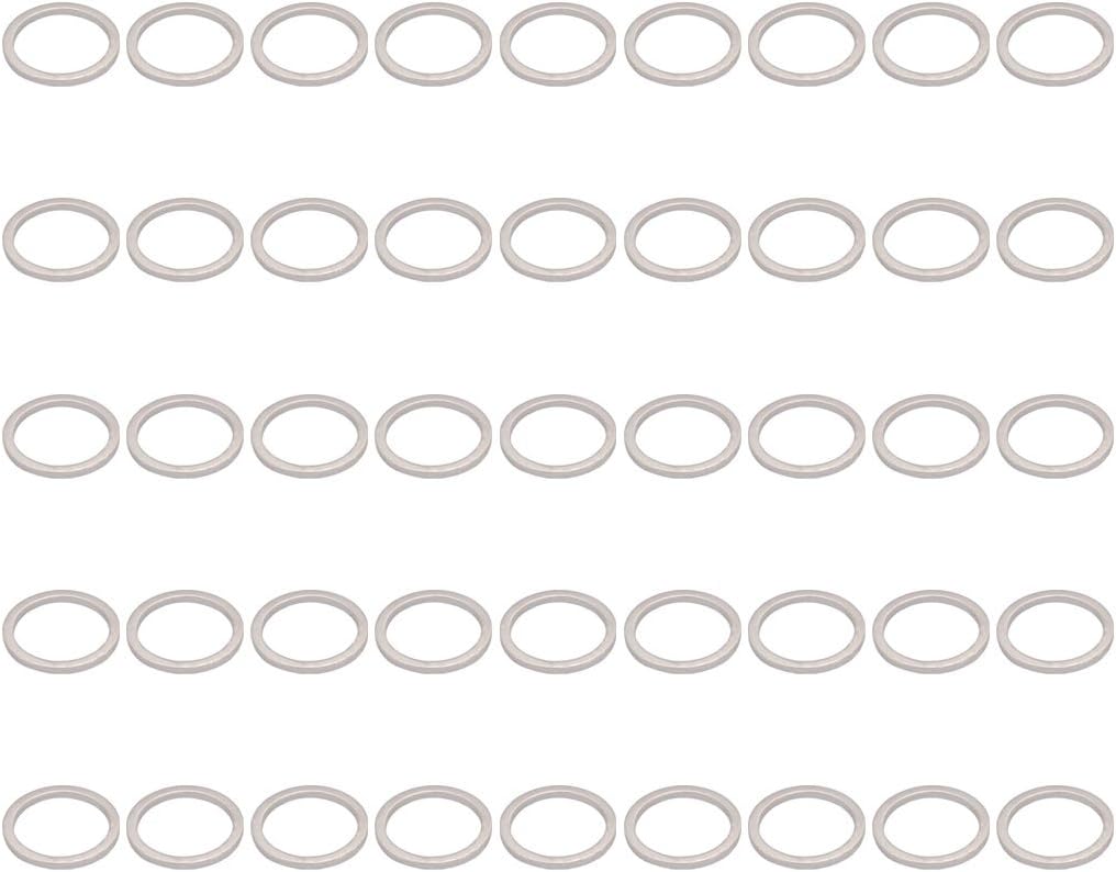 50Pcs 16mmx20mmx1.5mm Aluminum Motorcycle Hardware Drain Plug Washer