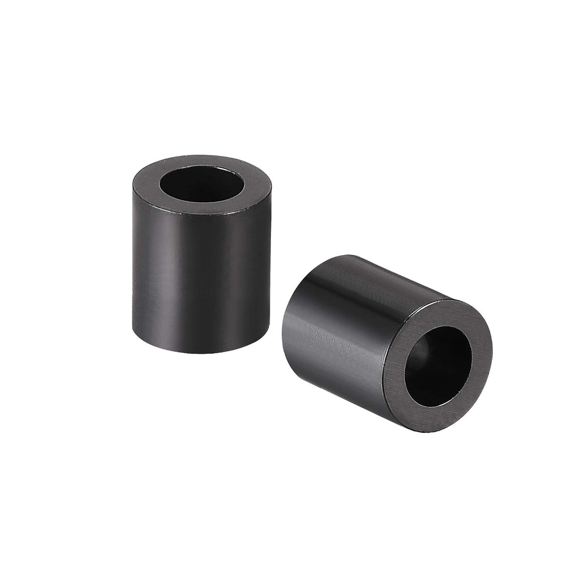 Nylon Round Spacer Washer 4.2mm ID 7mm OD 8mm Height for M4 Screws Black 300Pcs
