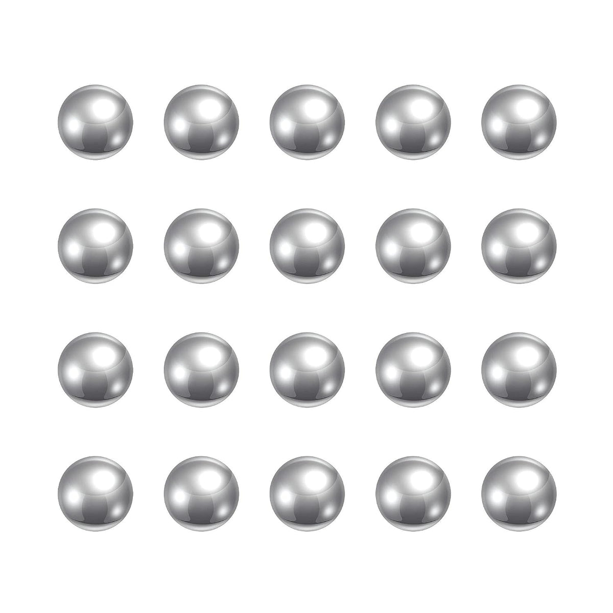100pcs 9.5mm 201 Stainless Steel Bearing Balls G100 Precision