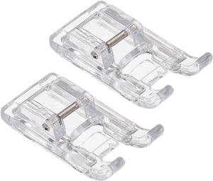 7303 Open Toe Satin Stitch Embroidery Sewing Machine Presser Foot, Sewing Machine Replace Accessories, 2Pcs