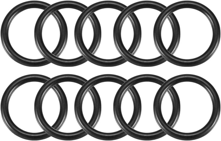 Nitrile Rubber O-Rings, 26mm OD 20mm ID 3mm Width, Metric Sealing Gasket, Pack of 10