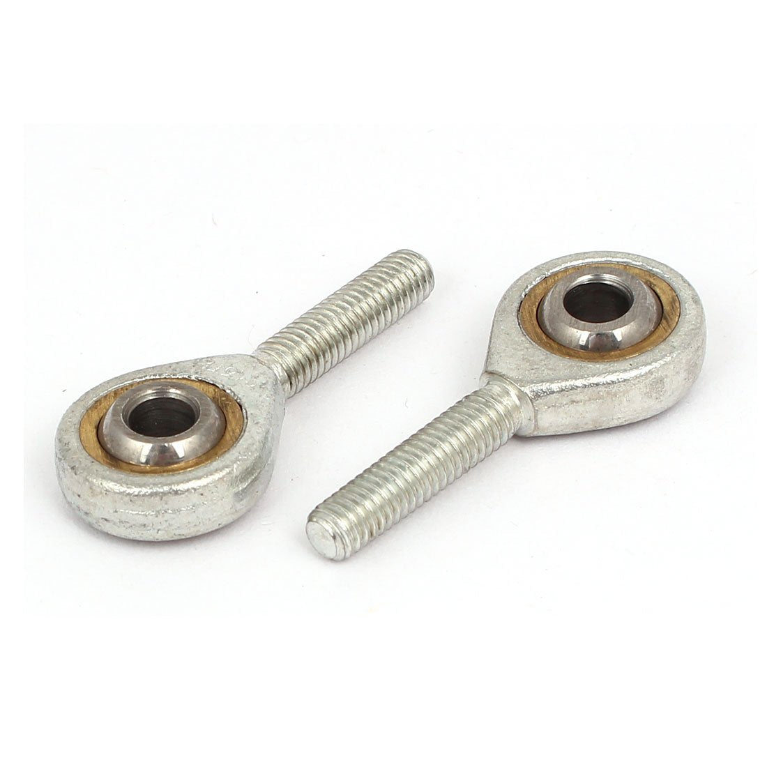 SA6T/K 6mm Hole Dia Metal Male Thread Self-lubricating Rod End Bearings 2pcs