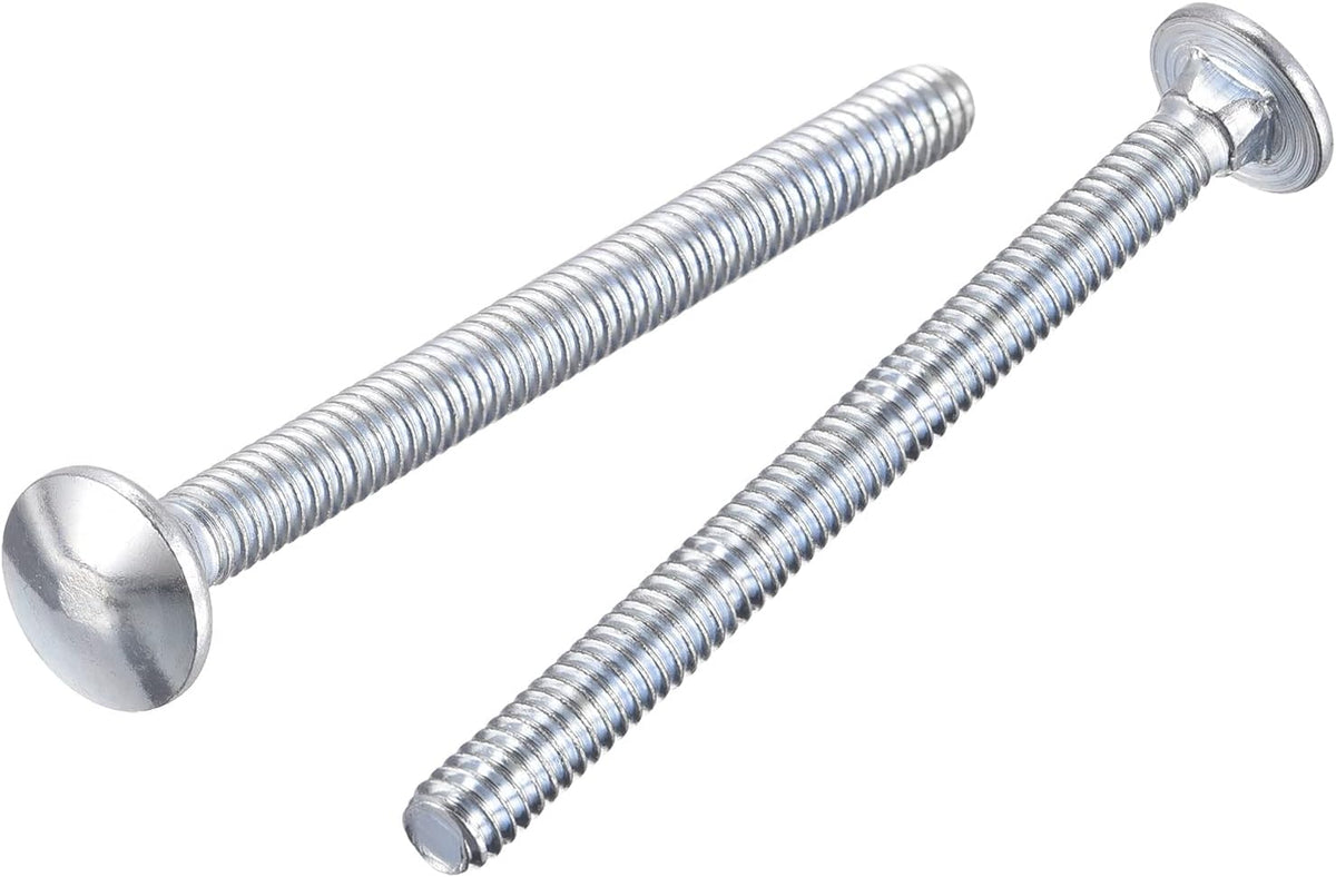1/4-20x4 Carriage Bolt Round Head Square Neck Q235 Carbon Steel 5pcs