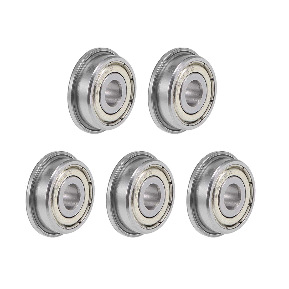 F626ZZ Flange Ball Bearing 6x19x6mm Shielded Chrome Bearings 5pcs