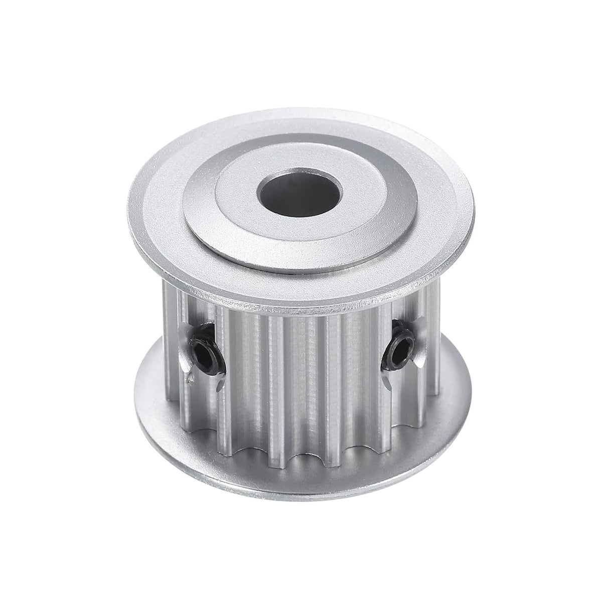 5M-15T-1/4B Timing Belt Pulley 1/4" Bore, 15 Teeth Aluminum Alloy Synchronous Wheel, Pitch 5mm Tooth for 15mm Width Belt