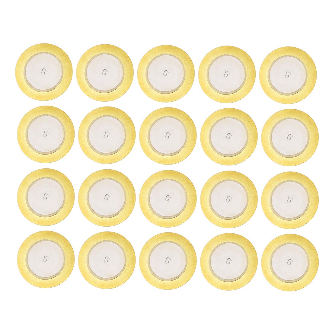 20 Pcs Piezo Discs 27mm Acoustic Pickup Transducer Microphone Trigger Buzzer CBG Guitar