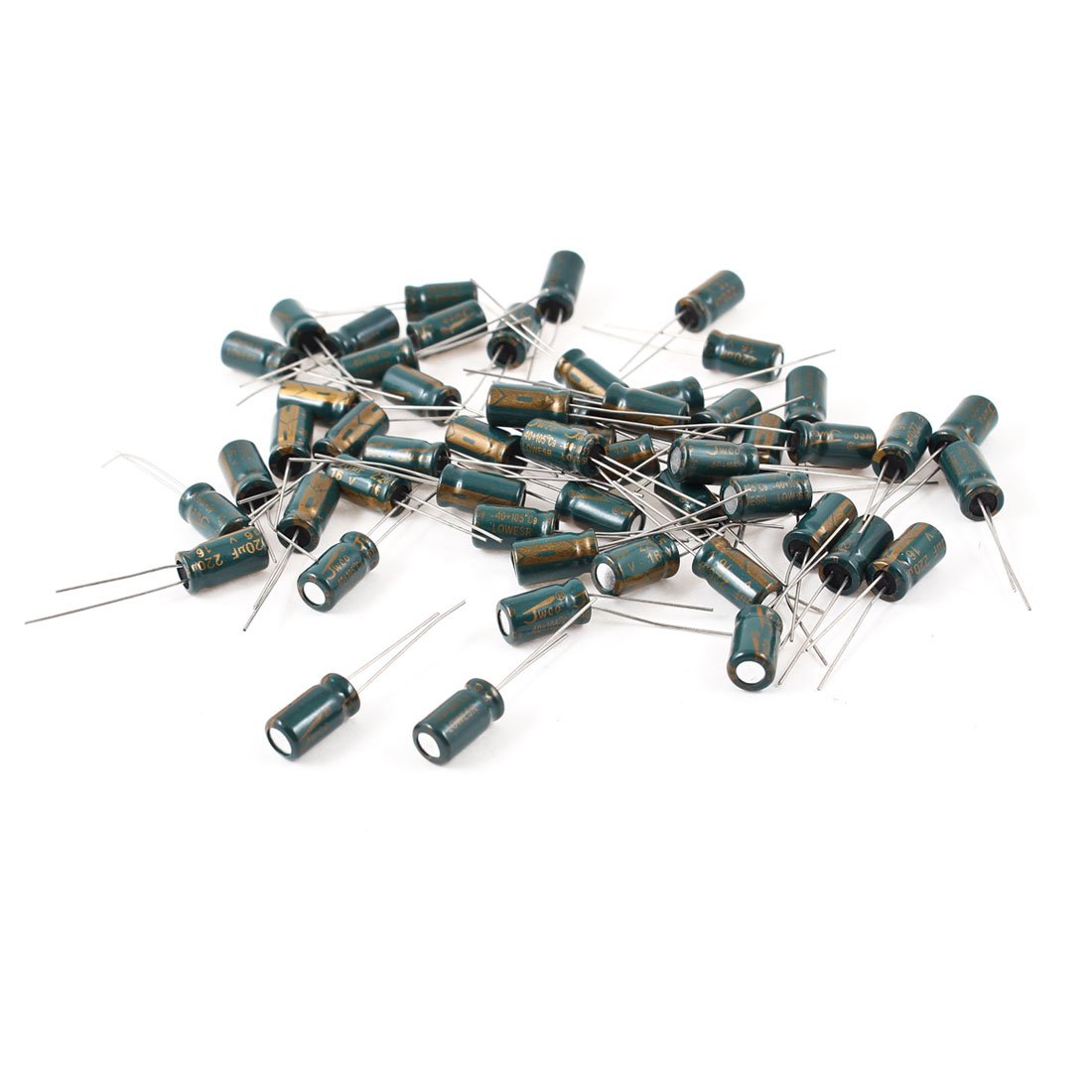 220Uf 16V Radial Aluminnum Electrolytic Capacitors 6 mm x 12 mm 50 Pcs