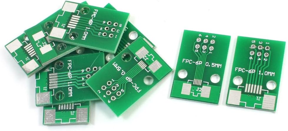 10pcs FPC/FFC DIP6 0.5mm 1.0mm Double Sided Circuit Board PCB Adapters