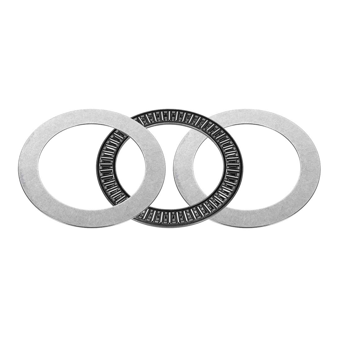 AXK6590 Needle Roller Thrust Bearings with 2 Washers, 65mm Inner Diameter, 90mm OD 3mm Width Chrome Steel