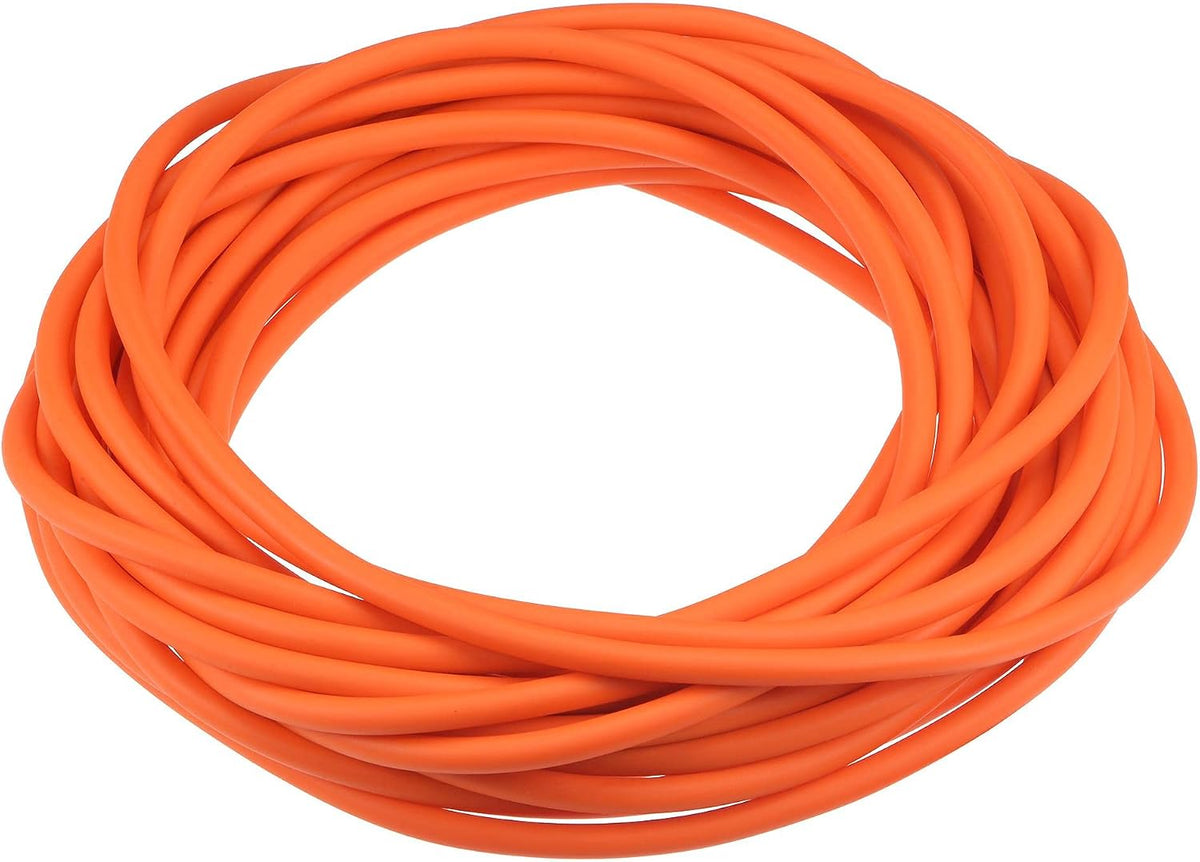 Latex Tubing 1/8-inch ID 1/4-inch OD 33ft Elastic Rubber Hose Orange