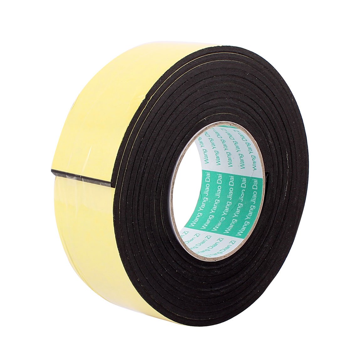 LinkMejor Single Sided Sponge Tape Adhesive Sticker Foam Glue Strip Sealing, 50mm x 3mm 3 Meters
