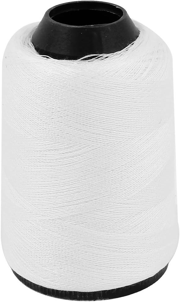 LinkMejor Polyester Tailoring Crafting Sewing Thread String Reel Spool White