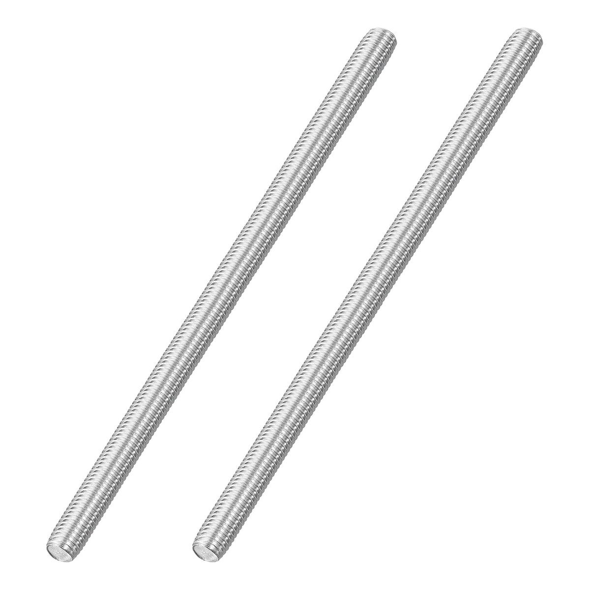 M10x190mm Fully All Threaded Rod, 2Pcs 316 Stainless Steel Long Threaded Screw 1.5mm Thread Pitch Right Hand Threads for Furniture Mounting Assembly Fastening