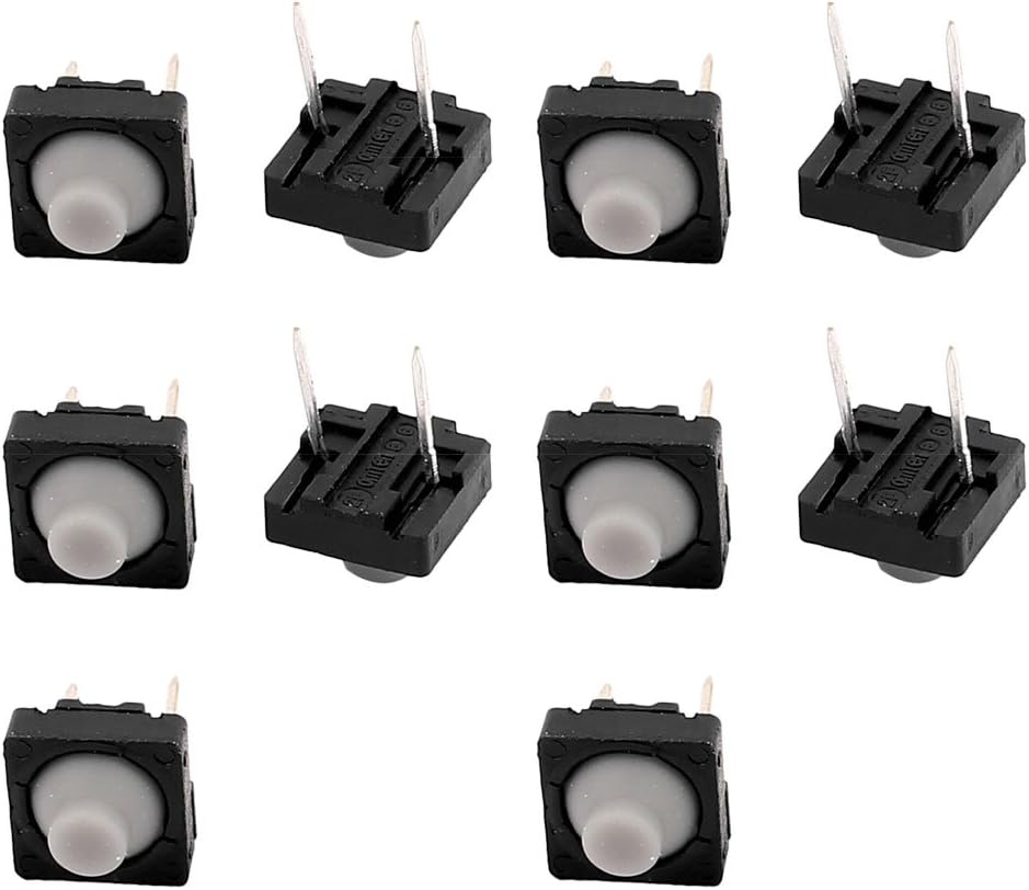 10Pcs 8mmx8mm Panel PCB Momentary Tactile Tact Push Button Switch 2 Pin DIP