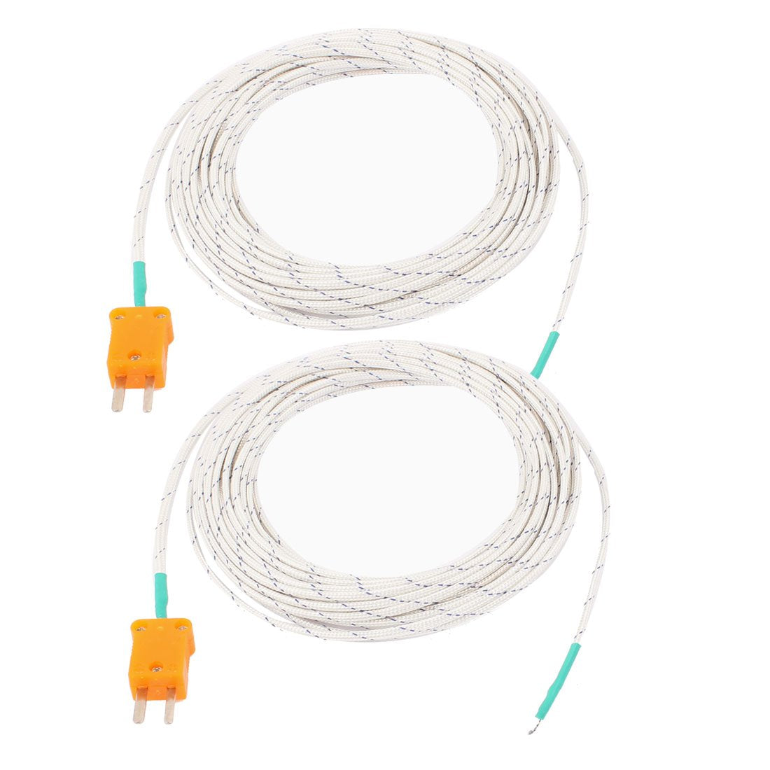 2pcs 10M Long 0C-700C K Type Earth Thermocouple Probe Sensor Cable