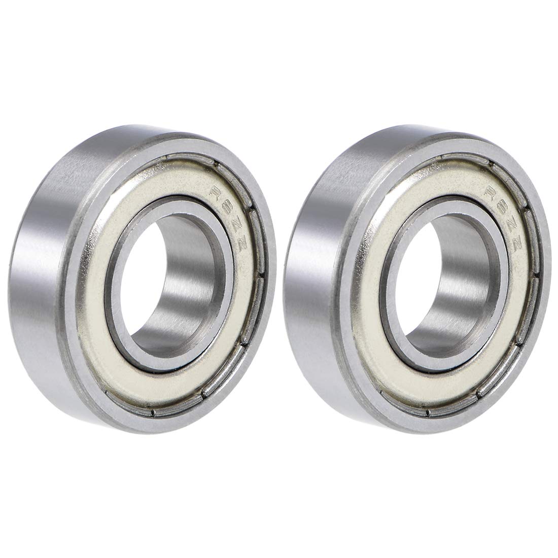 R8ZZ Deep Groove Ball Bearings 1/2"x1-1/8"x5/16" Double Shielded Chrome Steel Z2 2pcs