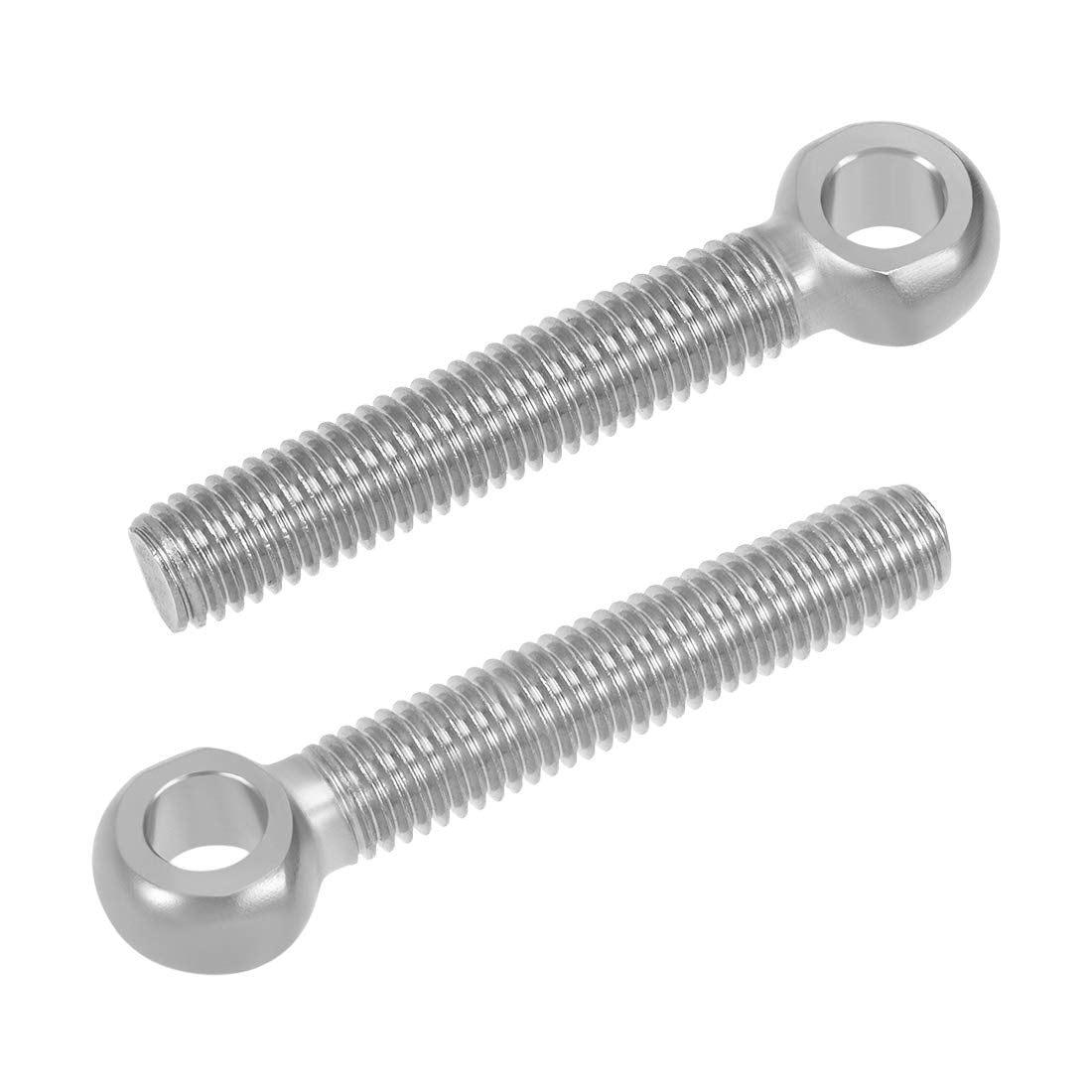 M10 x 60mm Machinery Shoulder Swing Lifting Eye Bolt 304 Stainless Steel 2pcs
