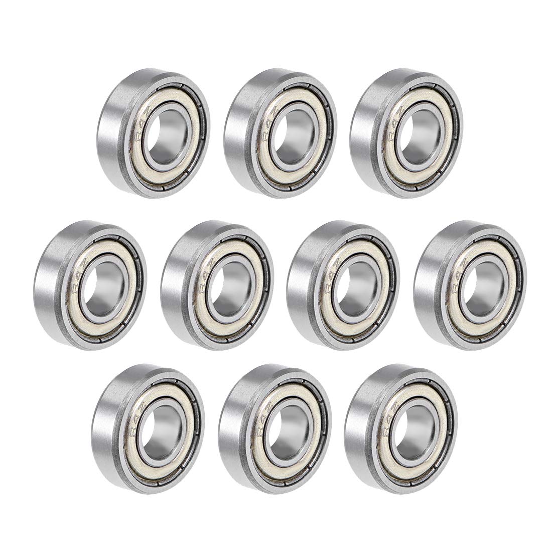 R4ZZ Deep Groove Ball Bearing 1/4"x5/8"x0.196" Double Shielded ABEC-3 Bearings 10-Pack