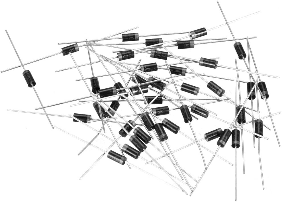 1N4007 Rectifier Diode 1A 1kV Electronic Silicon Diodes 40pcs