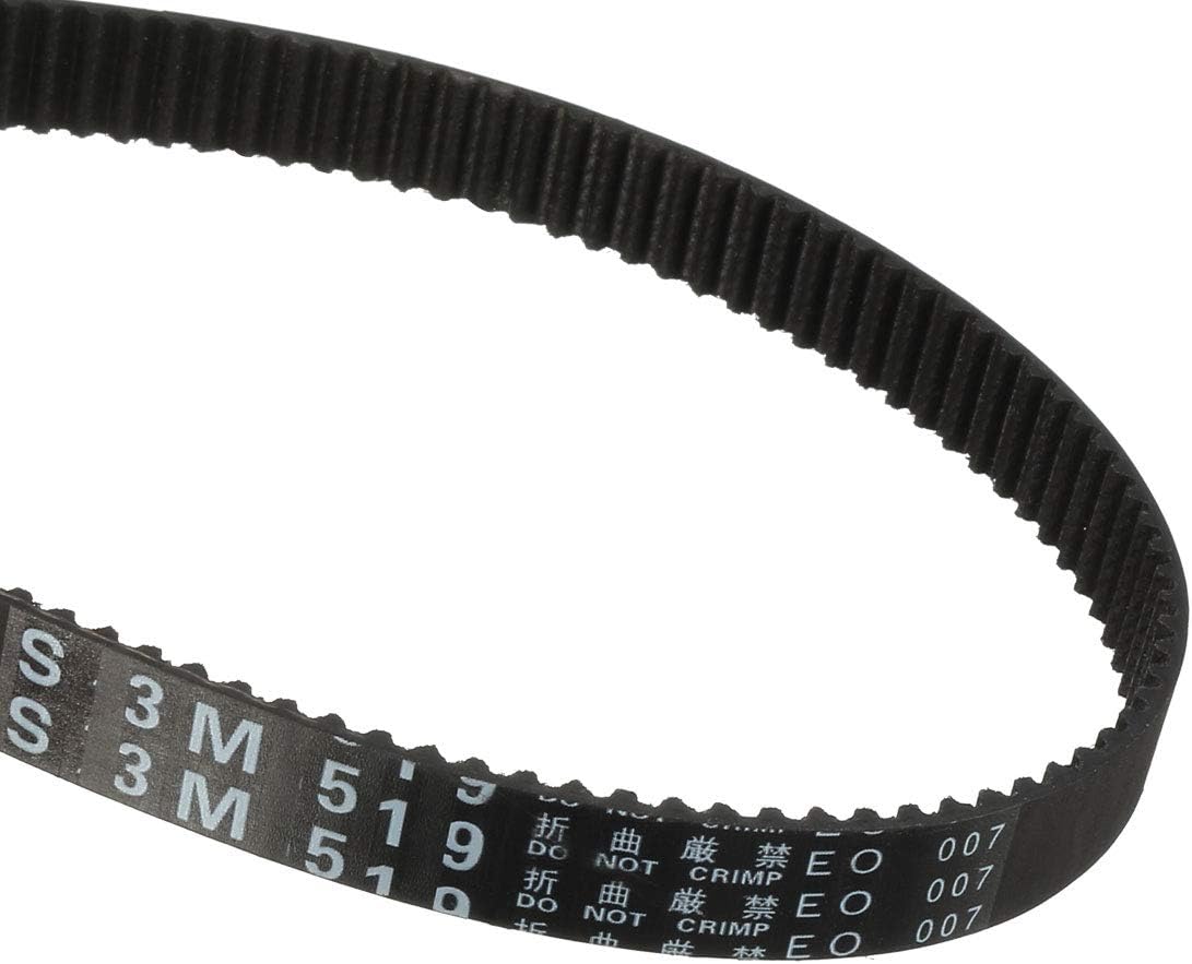 S3M 173 Teeth Engine Timing Belt Rubber Geared-Belt 519mm Girth 10mm Width
