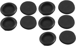 10 Pcs 50mm Diameter Running Wire Cable Protector Armature Rubber Grommets Black