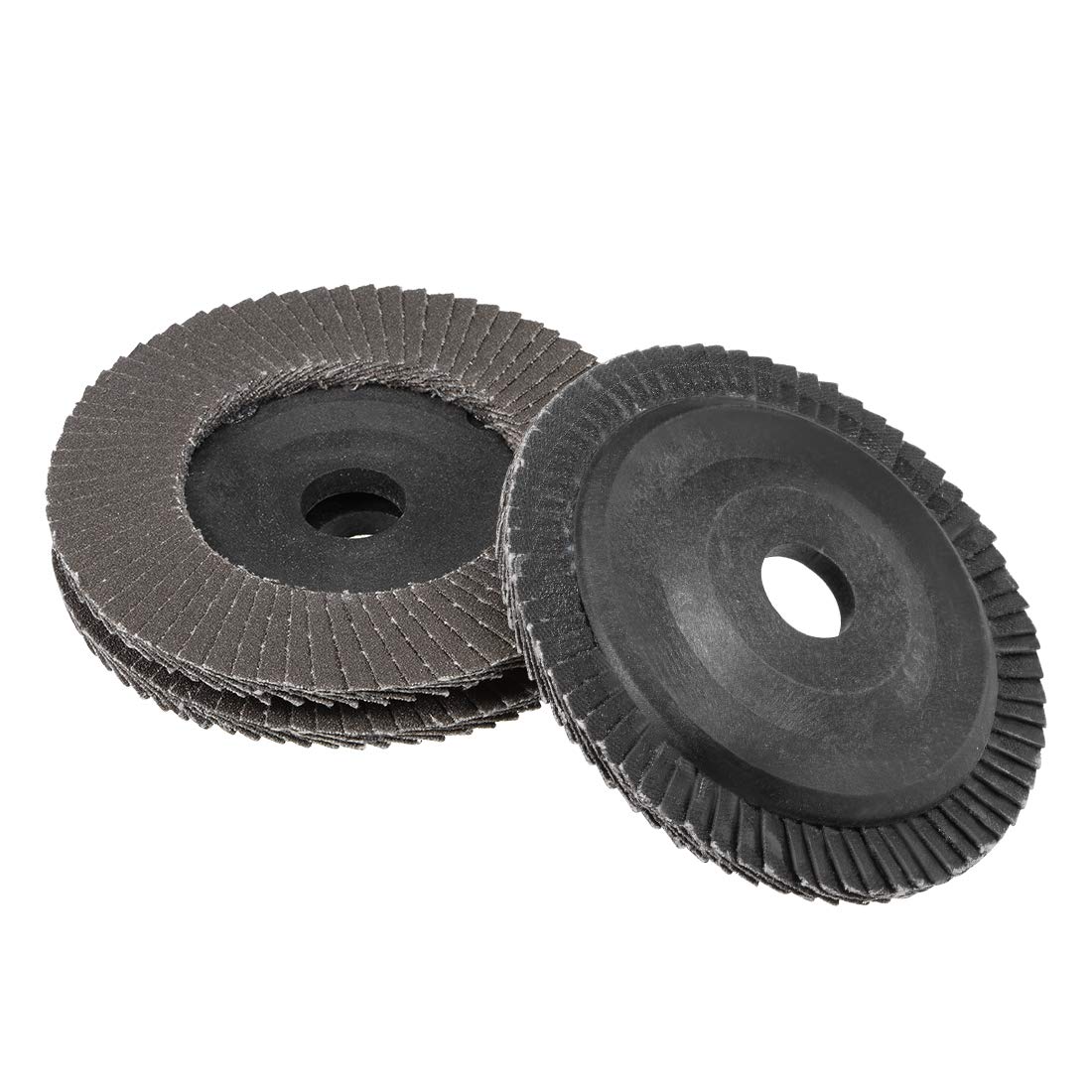 4-inch Flap Wheels 72 Page Grinding Sand Papers for Angle Grinders 120 Grits 3 Pcs