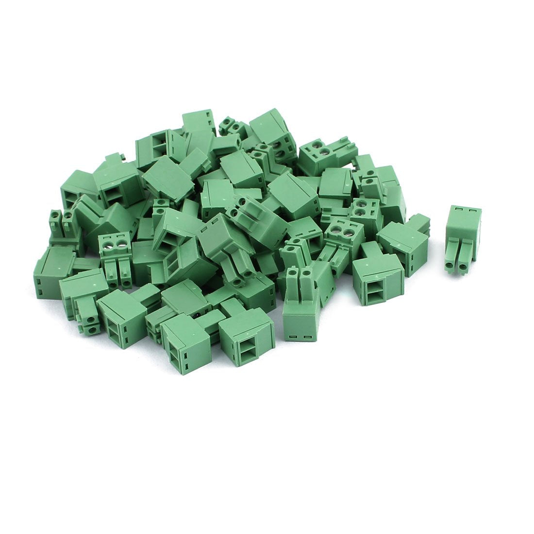 50Pcs 300V KF2EDGK 3.5mm Pitch 2-Pin PCB Screw Terminal Block Connector
