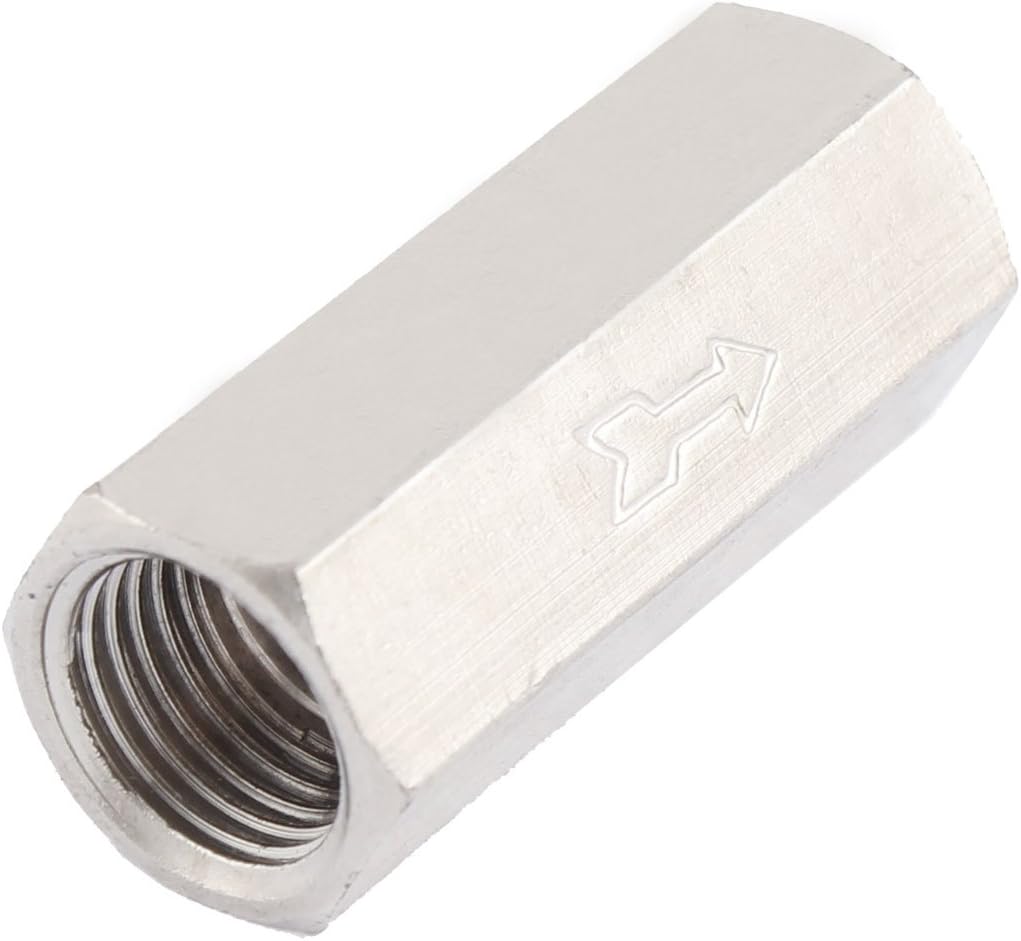 1/4 BSP Female Threaded Fuel Line Water Non-return One Way Check Valve