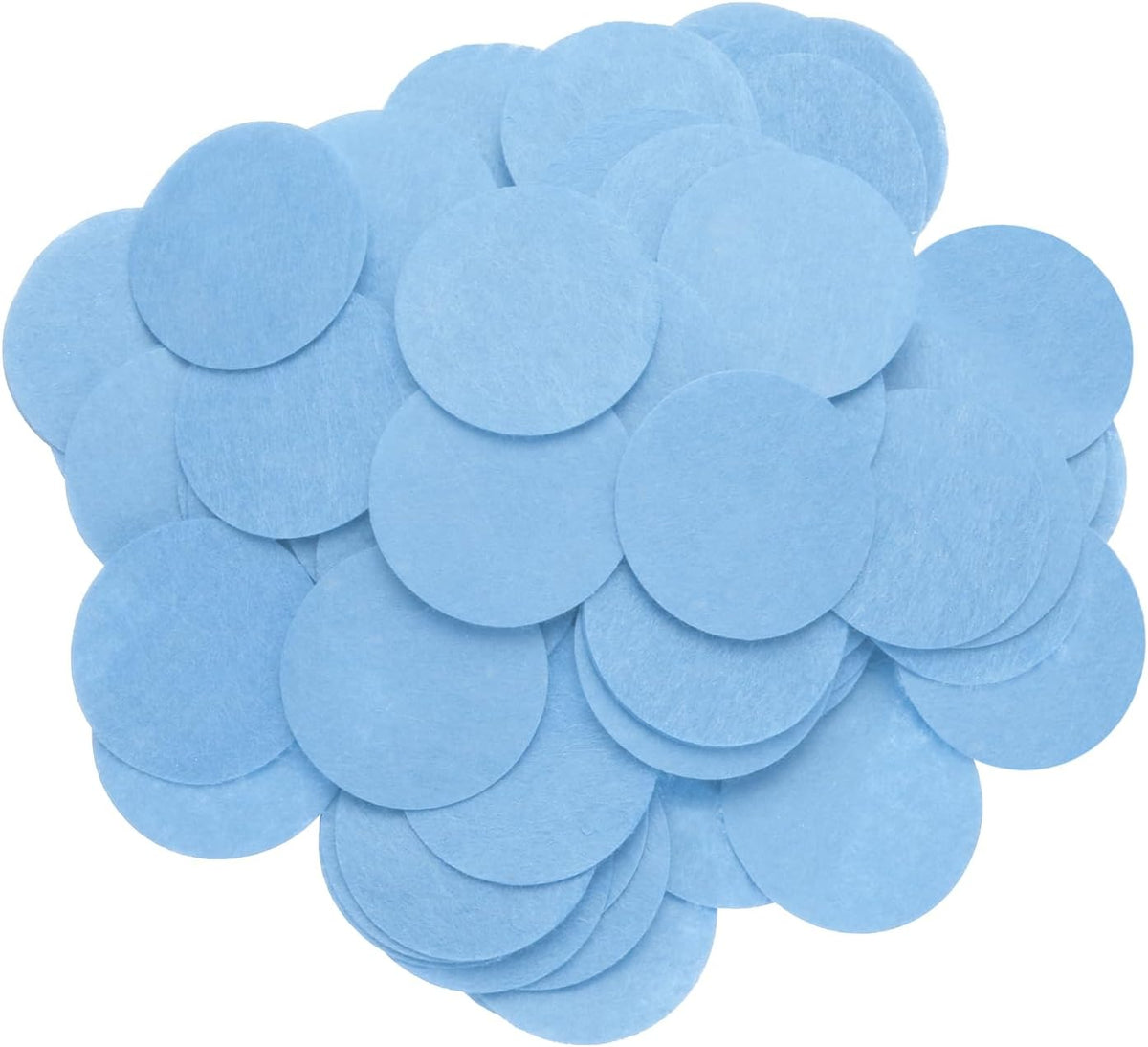 200Pcs Round Felt Circles Soft Thick for Crafts 1 3/4 Inch Felt Pads for DIY Sewing Handcraft Blue