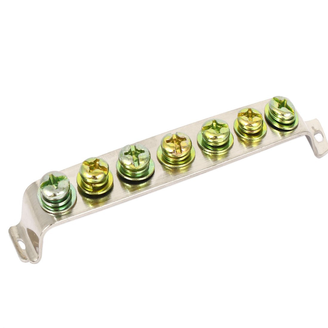 7 Holes Electric Power Cabinet Ground Zero Wire Cable Copper Terminal Block