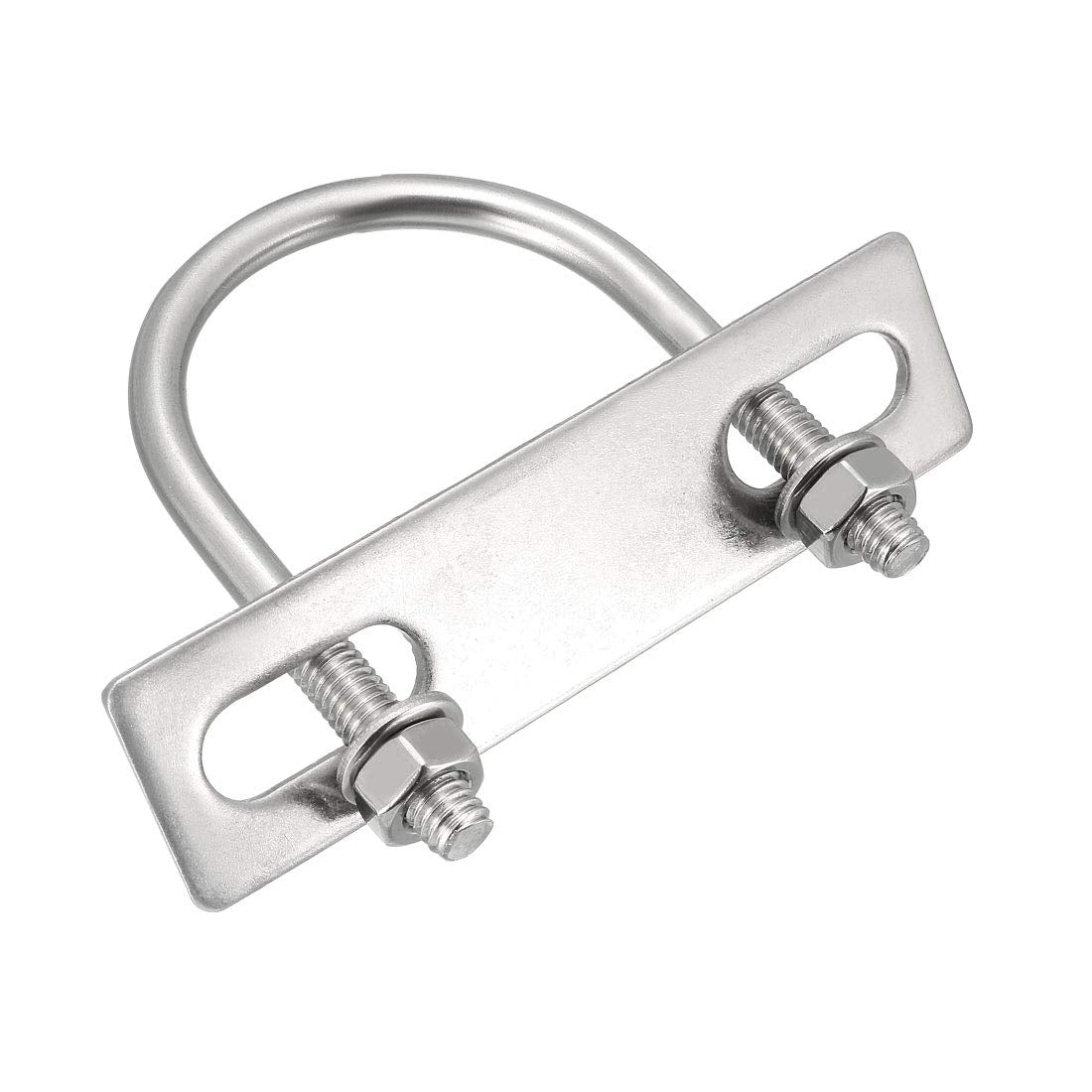 u-Bolts 4Pcs 1.65"(42mm) Inner Width 65mm Length M6 304 Stainless Steel Round U Bolt with Nuts Frame for Boat Trailer Axle