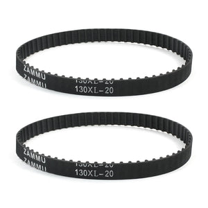 2 x 130XL 65 Teeth 10mm Width Rubber Cogged Industrial Timing Belt 13"