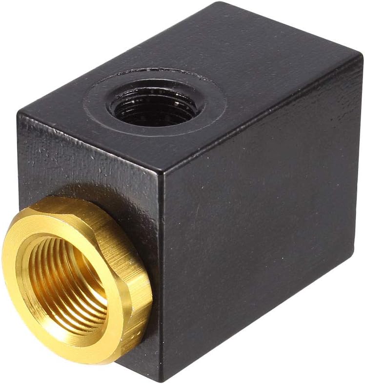 G1/4" Thread Pipe Pneumatic Quick Exhaust Control Valve QE-02 Black