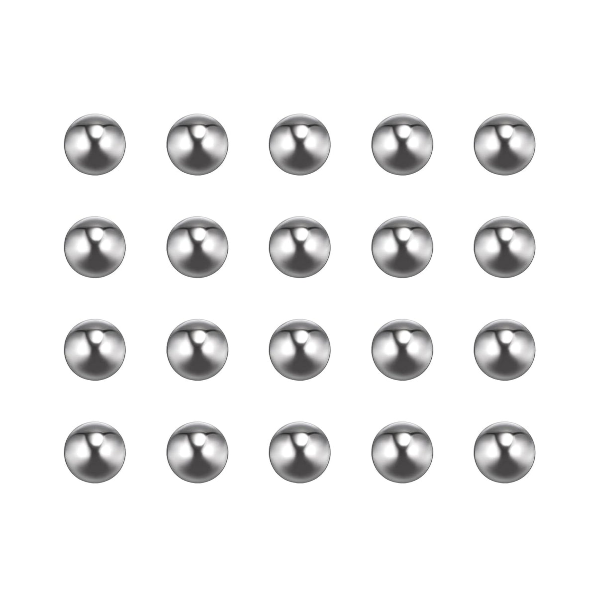 100pcs 7mm 201 Stainless Steel Bearing Balls G200 Precision