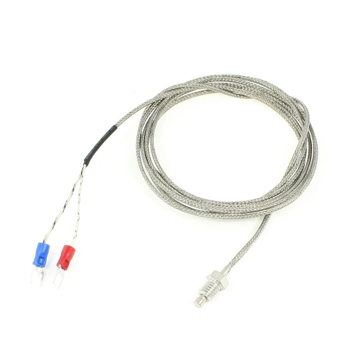 K Type 500C Degree Celsius Thermocouple Sensor Silver Tone