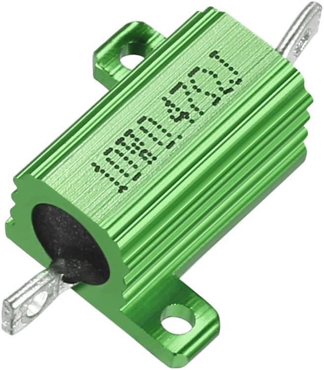 Aluminum Case Resistor 10W 0.47 Ohm Green Wirewound for LED Converter with Rod Post 10W0.47R