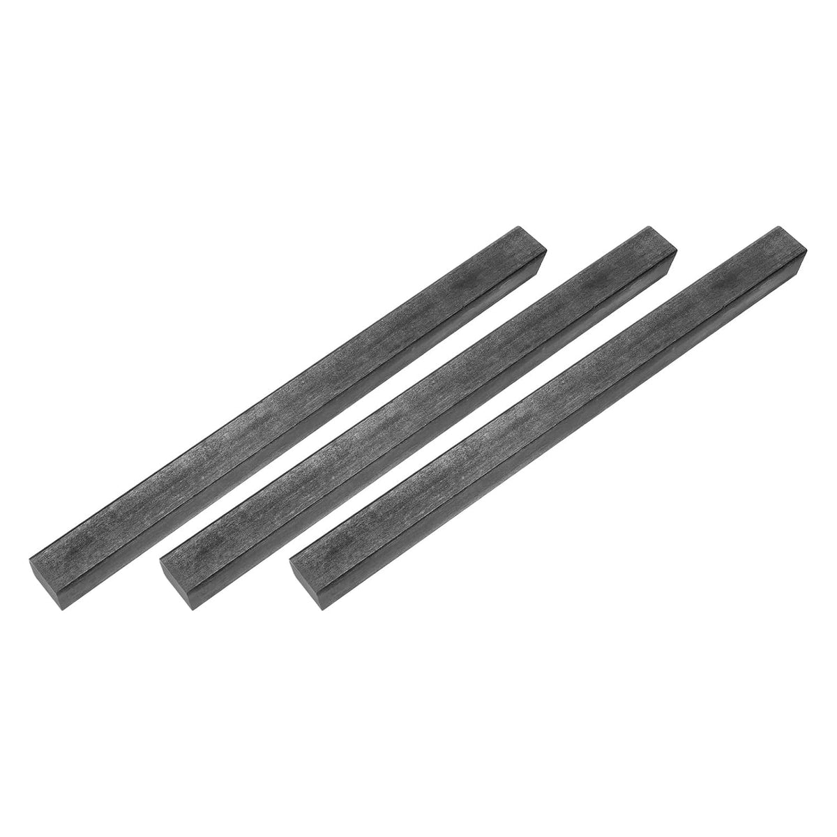 3Pcs Square Steel Bar Stock, 7/8"x7/8"x12"(22mmx22mmx305mm) A36 Square Steel Rod Bars Precision Key Stock for Keyways Structural Support Industrial Machinery DIY Craft