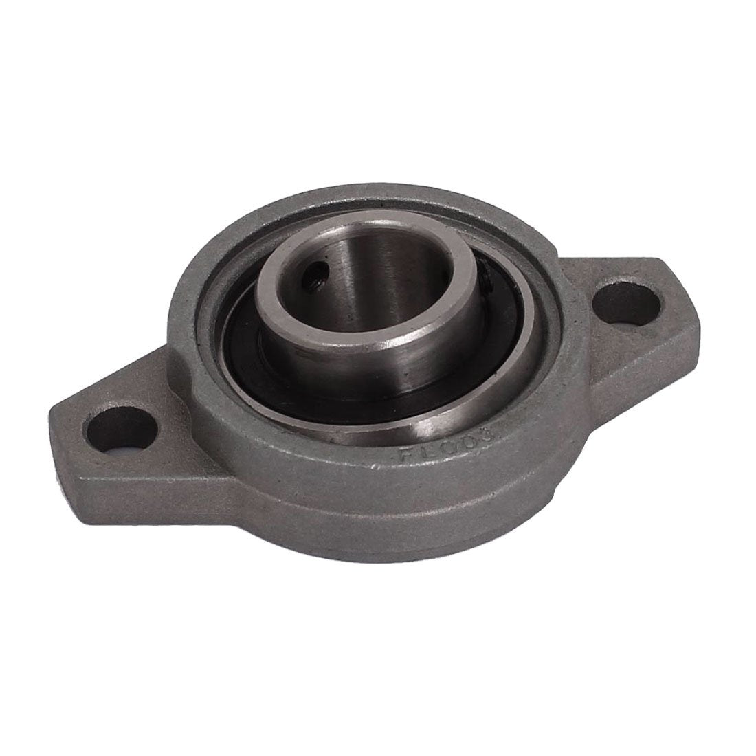 a15042100ux0780 Kfl003 17mm Bore Self-Aligning Flange Bearing Oval Pillow Block, 1.8" Width, 0.67 Aluminum